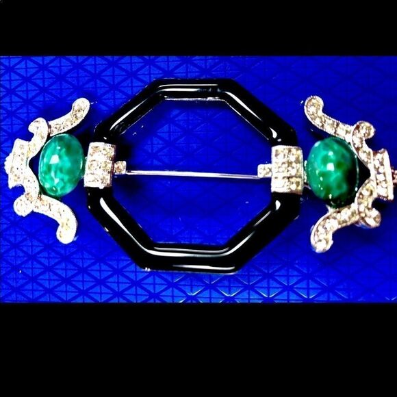 Vintage Art Deco Signed Brooch circa 1989 - Picture 6 of 9